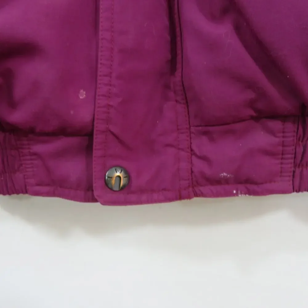 The North Face Extreme Gear Jacket Purple Puffer Coat Sz M color block